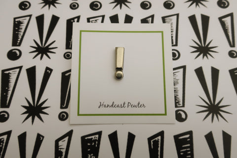 Exclamation Point Lapel Pin