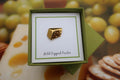 Cheese Gold Lapel Pin