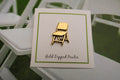 Folding Chair Gold Lapel Pin