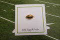 Football Gold Lapel Pin