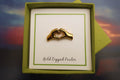 Heart Hands Gold Lapel Pin