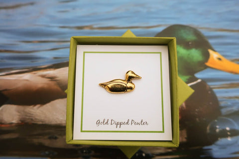 Mallard Gold Lapel Pin