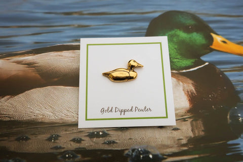 Mallard Gold Lapel Pin