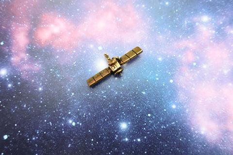 Satellite Gold Lapel Pin