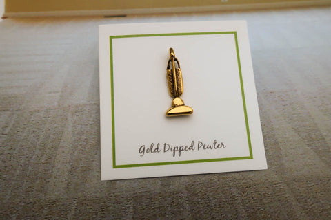 Vacuum Gold Lapel Pin