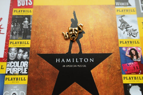 Tragedy Gold Lapel Pin