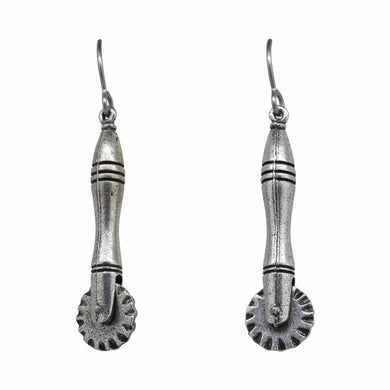 Pastry Crimper Earrings | lapelpinplanet