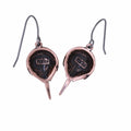 Horseshoe Crab Copper Earrings