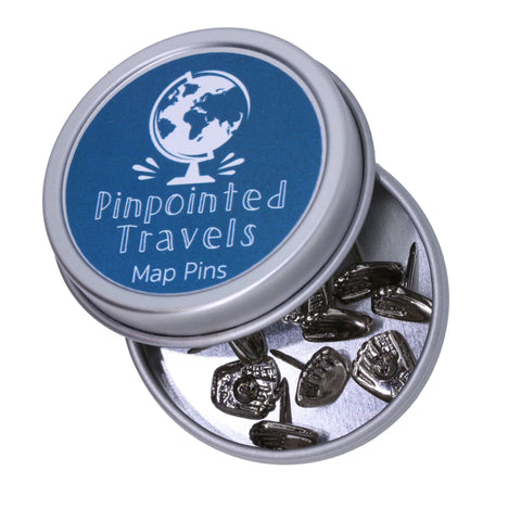 Baseball Glove Map Pins