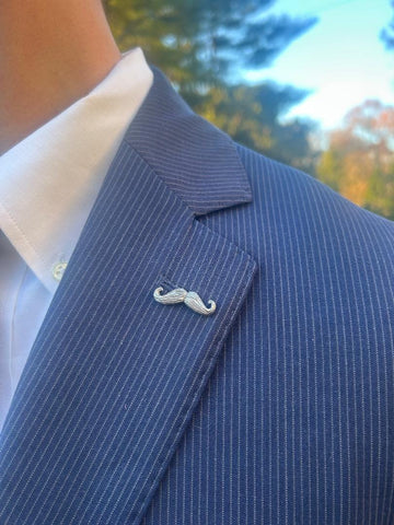 Moustache Lapel Pin