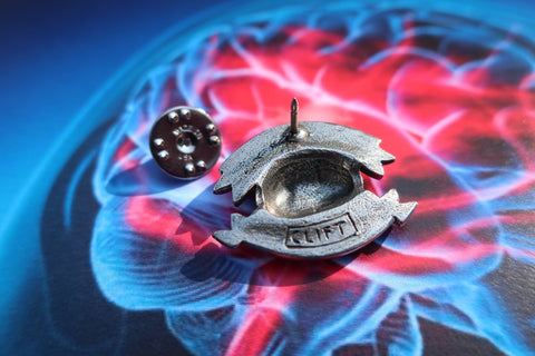 Time is Brain Stroke Awareness Lapel Pin
