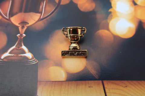 1st Place Trophy Gold Lapel Pin