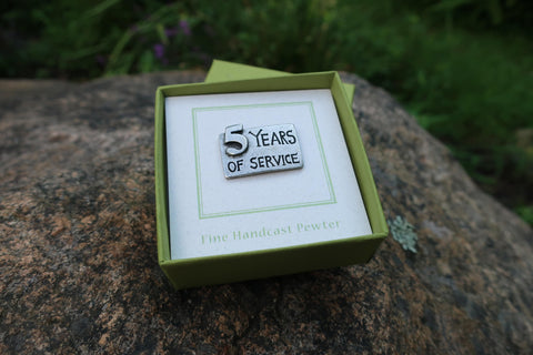 Years of Service Lapel Pins