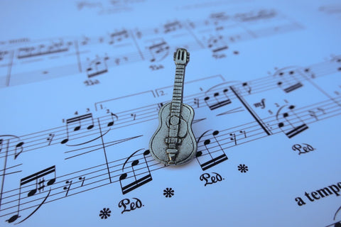 Acoustic Guitar Lapel Pin