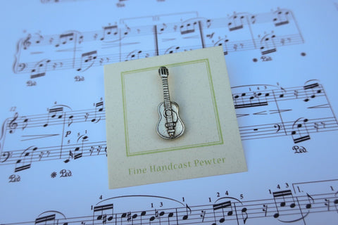 Acoustic Guitar Lapel Pin