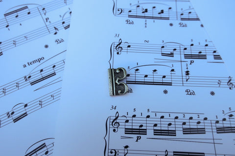 C-Clef (Alto Clef) Lapel Pin