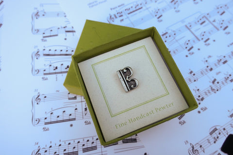C-Clef (Alto Clef) Lapel Pin