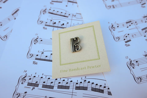 C-Clef (Alto Clef) Lapel Pin