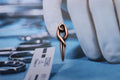 Aneurysm Clip Copper Lapel Pin