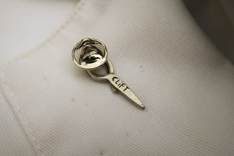 Aneurysm Clip Lapel Pin