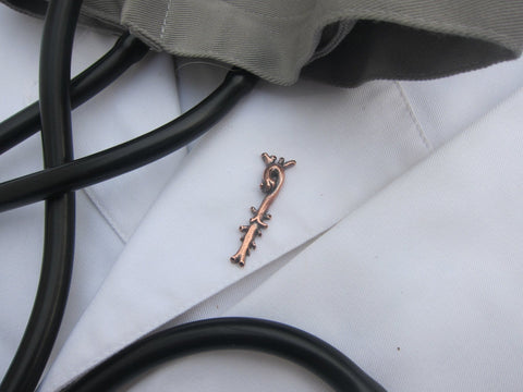 Aorta Copper Lapel Pin