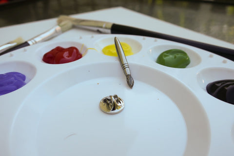 Art Brush Lapel Pin