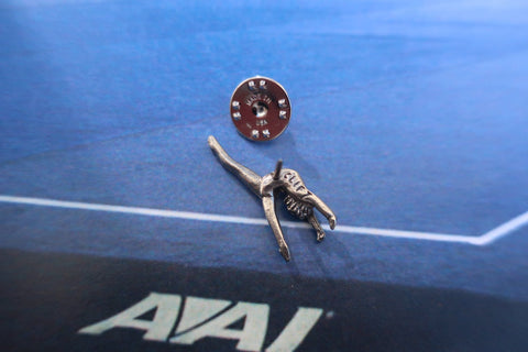 Gymnast Backflip Lapel Pin