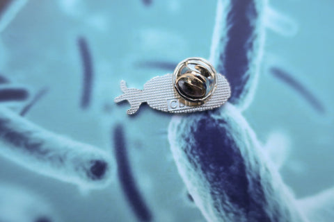 Bacteria Enamel Pin