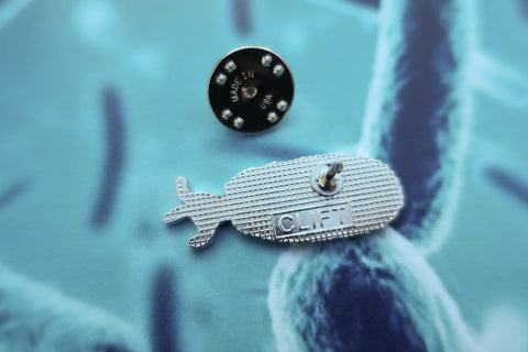 Bacteria Enamel Pin