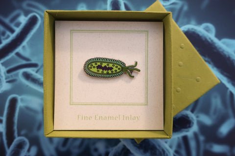 Bacteria Enamel Pin