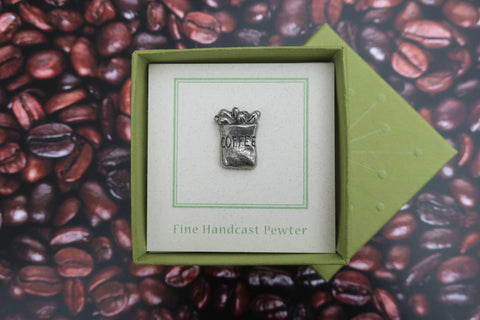 Bag of Coffee Lapel Pin