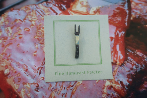 Barbeque Fork Lapel Pin