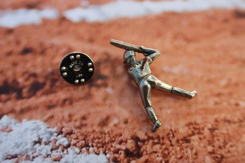 Baseball Player Lapel Pin