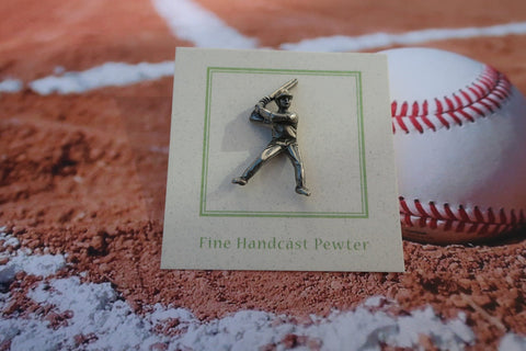 Baseball Player Lapel Pin