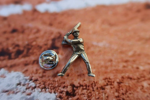 Baseball Player Lapel Pin