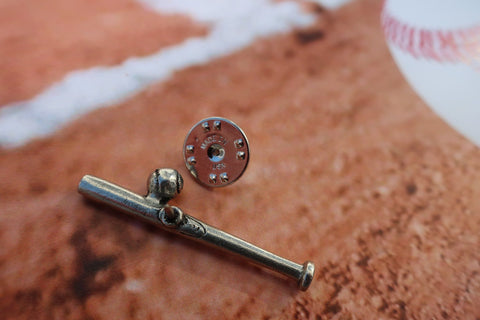Baseball and Bat Lapel Pin