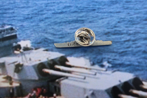 Battleship Lapel Pin