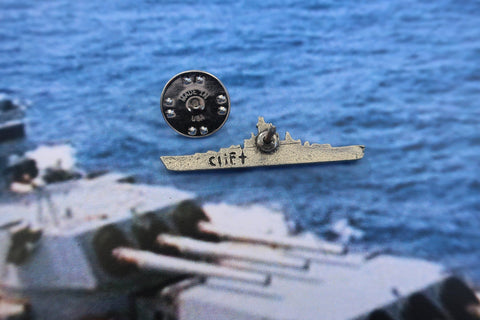 Battleship Lapel Pin