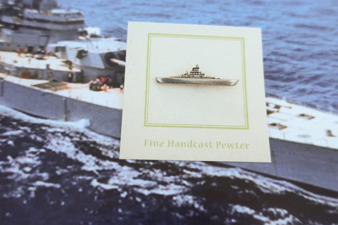 Battleship Lapel Pin