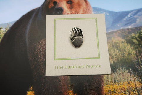 Bear Claw Lapel Pin