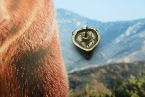 Bear Head Lapel Pin
