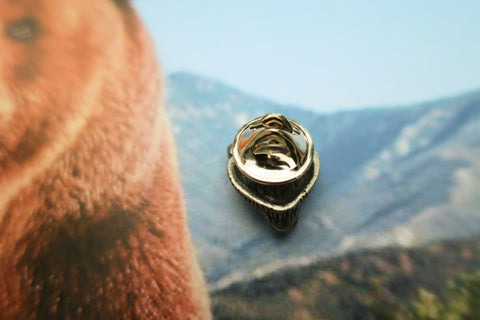 Bear Head Lapel Pin