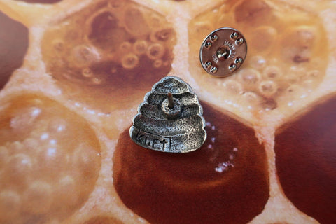 Bee Hive Lapel Pin
