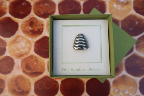 Bee Hive Lapel Pin