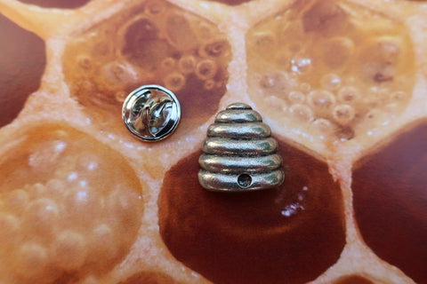 Bee Hive Lapel Pin