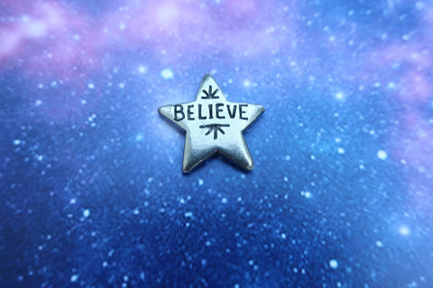 Believe Star Lapel Pin