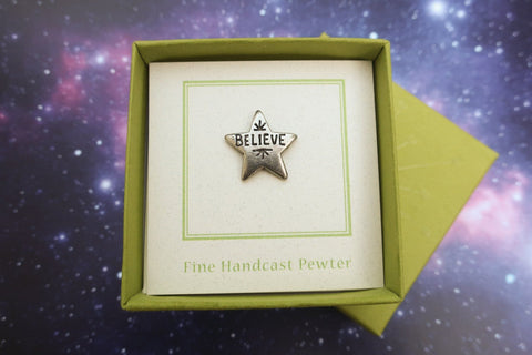Believe Star Lapel Pin