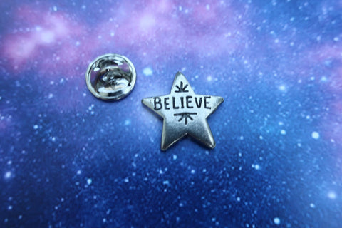 Believe Star Lapel Pin
