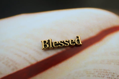 Blessed Gold Lapel Pin