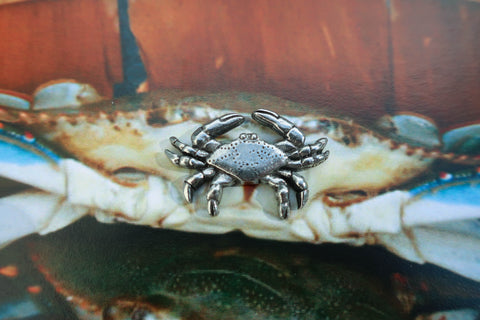 Blue Crab Lapel Pin